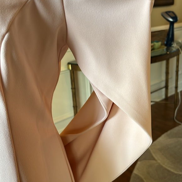 Betsy & Adam Draped Shell Pink MOB Dress - Picture 7 of 13